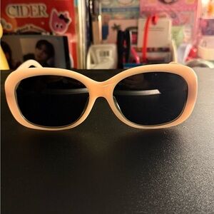 LIGHT PINK YSL Sunglasses, square